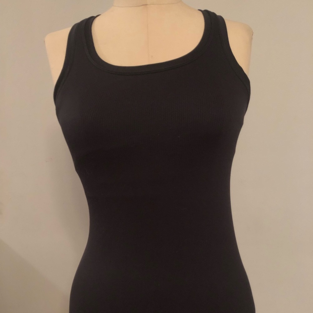 Black spanx tank top